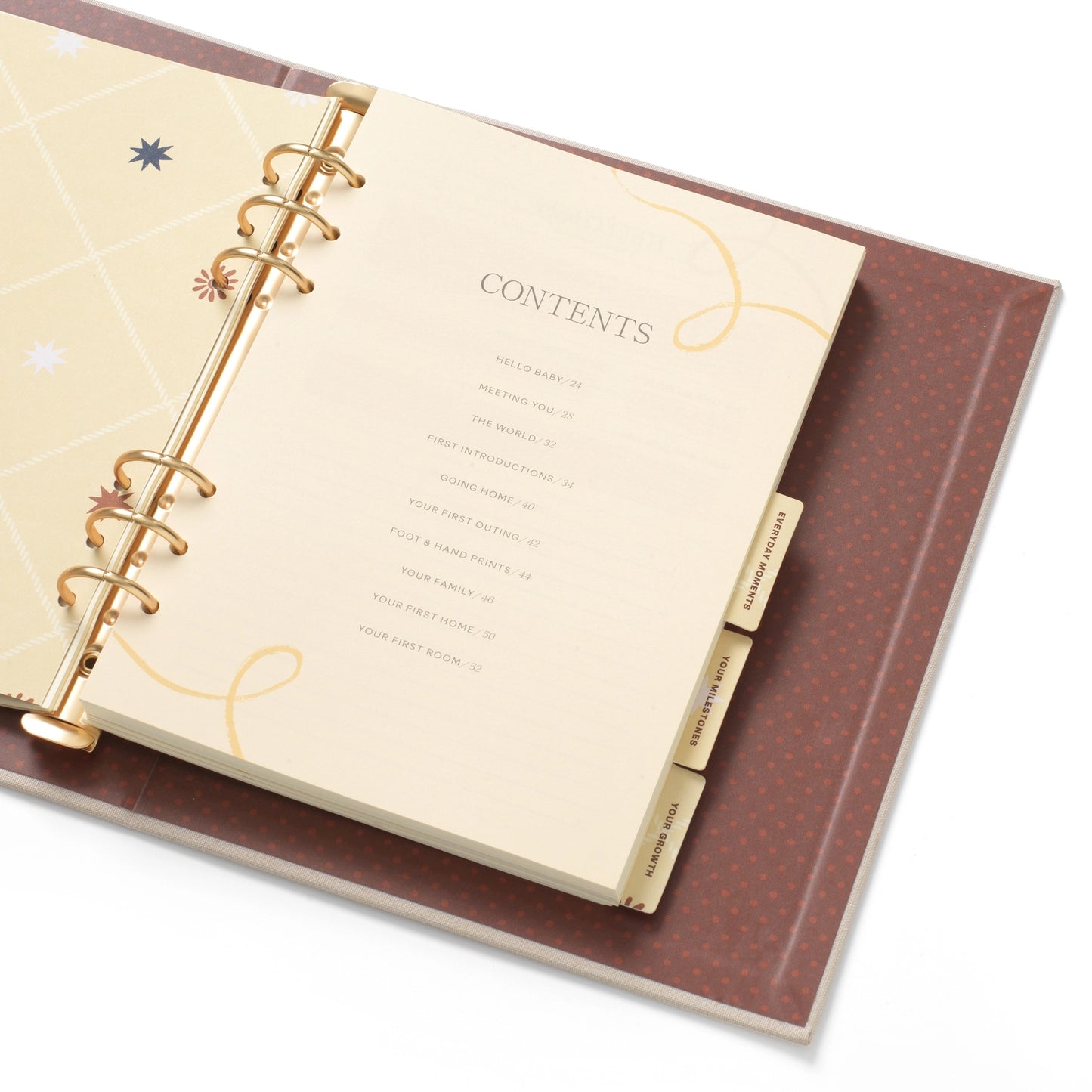 Baby Binder-Folio - Sun & Stars