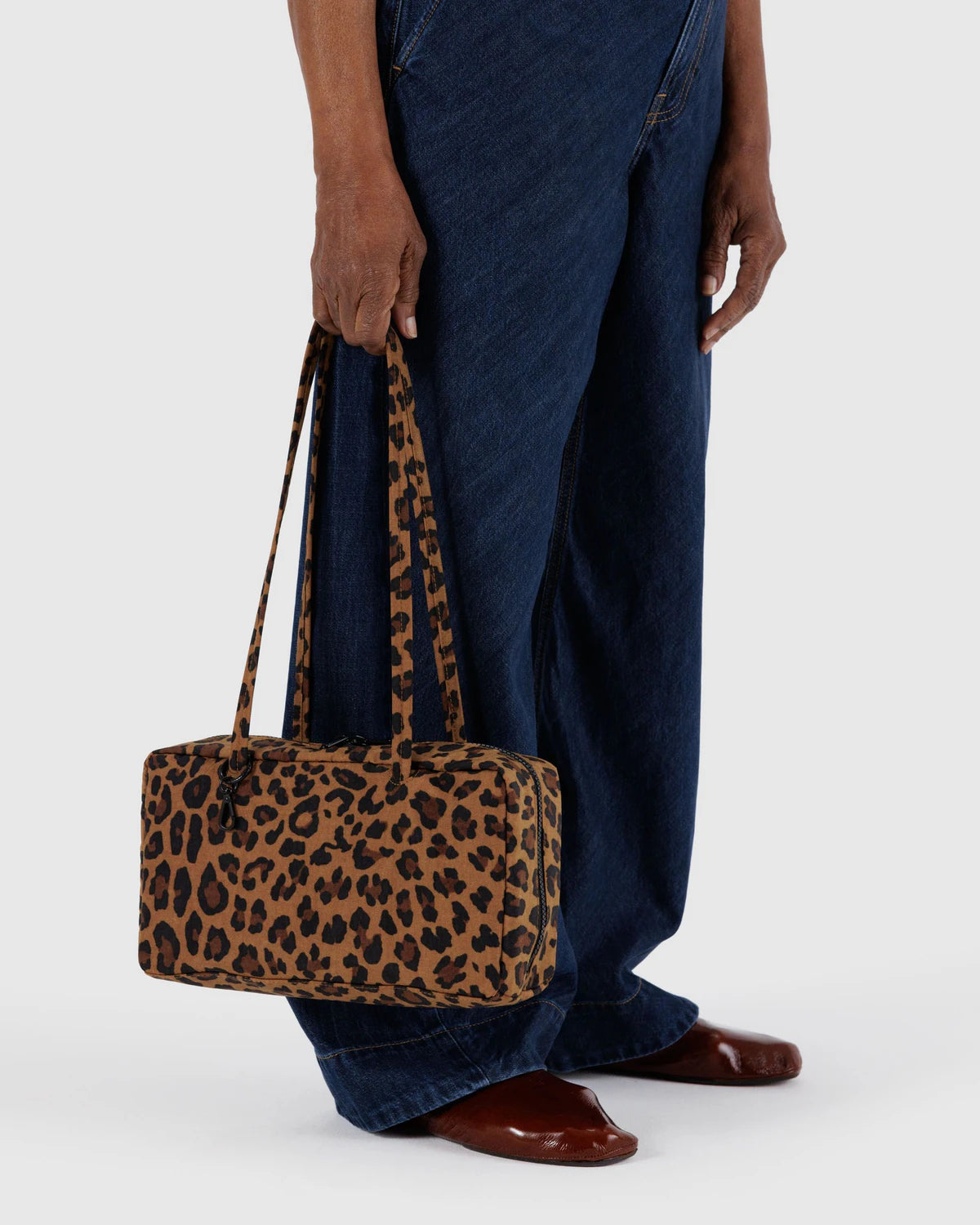 Nylon Bowler Bag (Leopard)