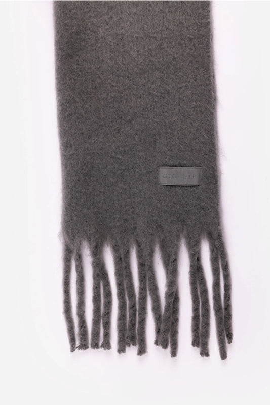 Mik Oversized Scarf (Grey)