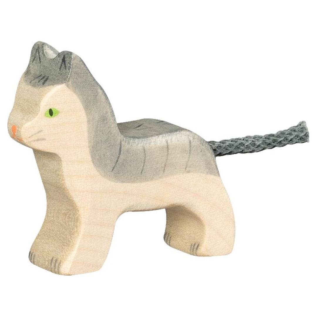 Wooden Gray Cat