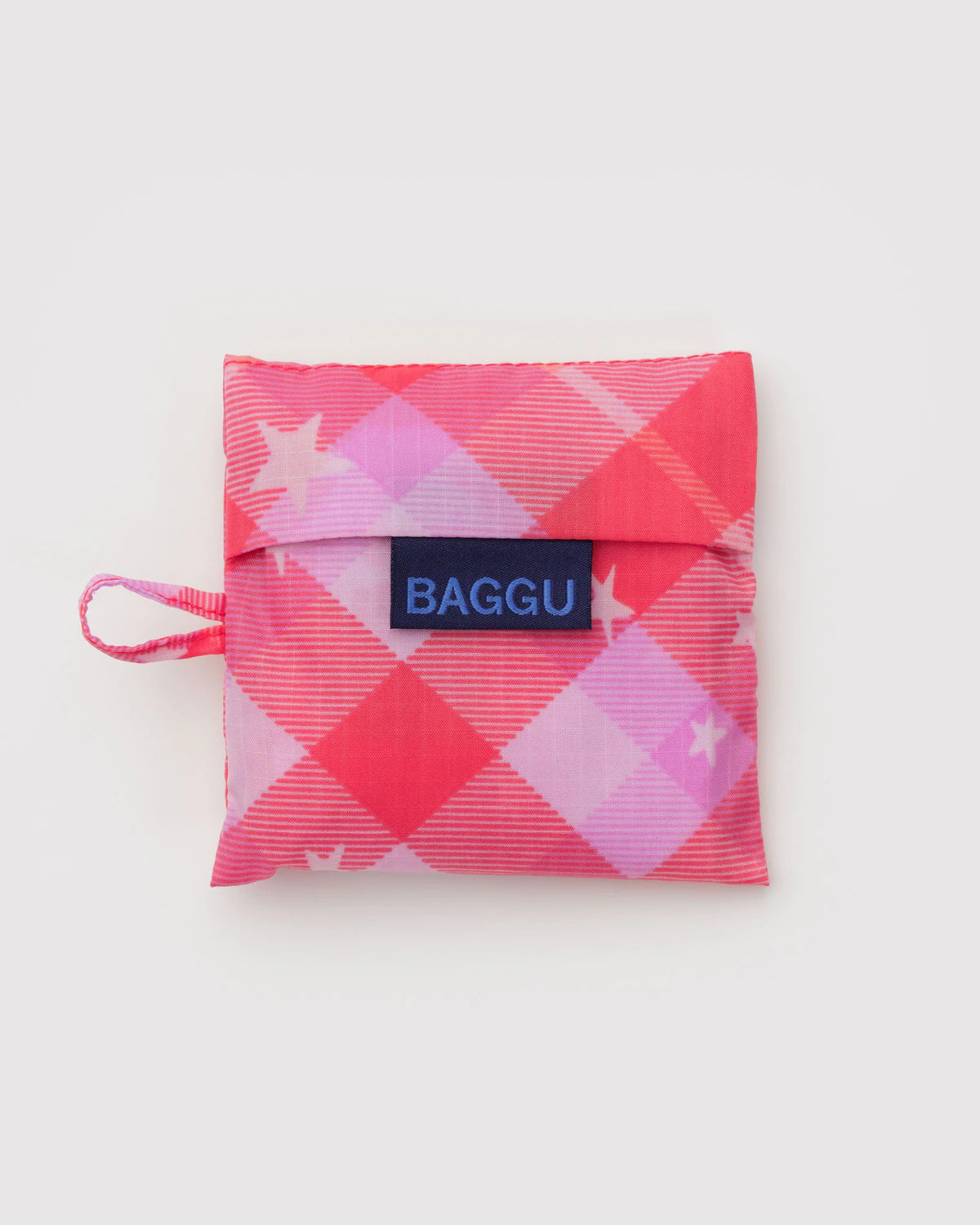 Baby Baggu (Pink Star Plaid)