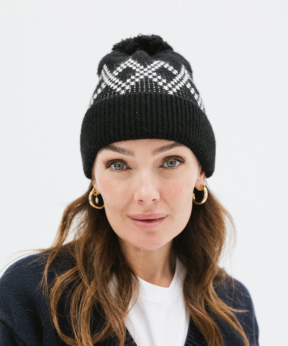 Elio Pom Beanie (Black)