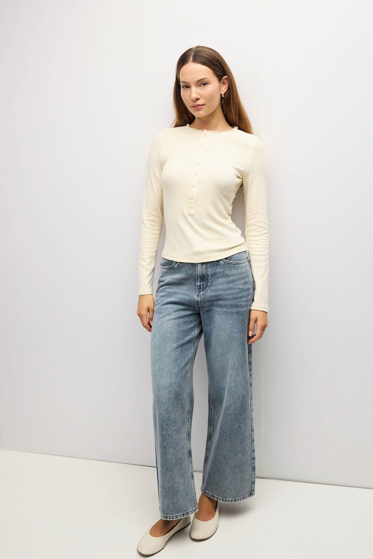 Cream Priscilla Top