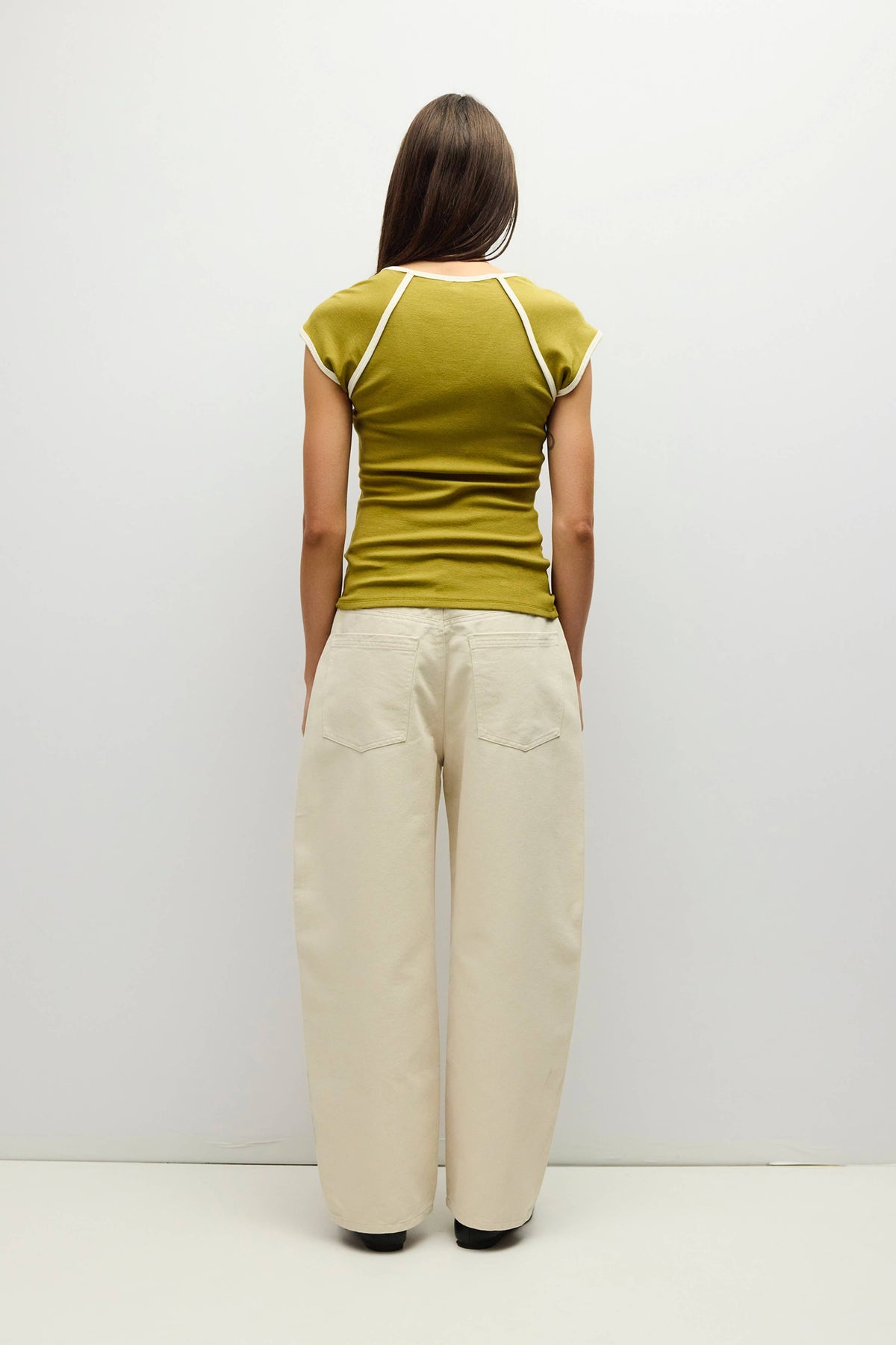 Moss + Cream Patricia Top