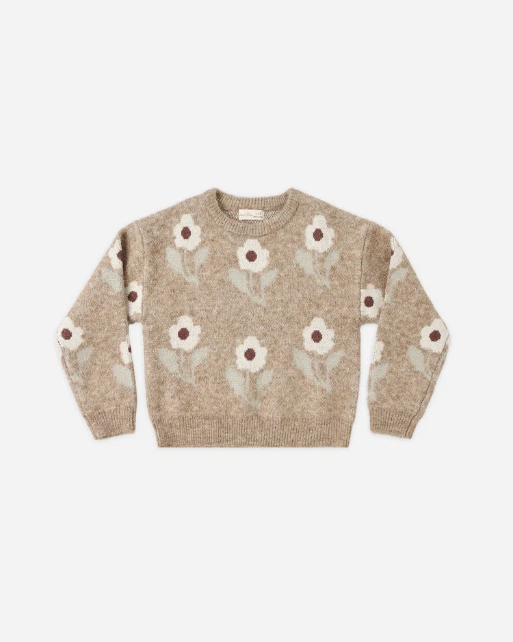 Aspen Sweater Fawn Flower