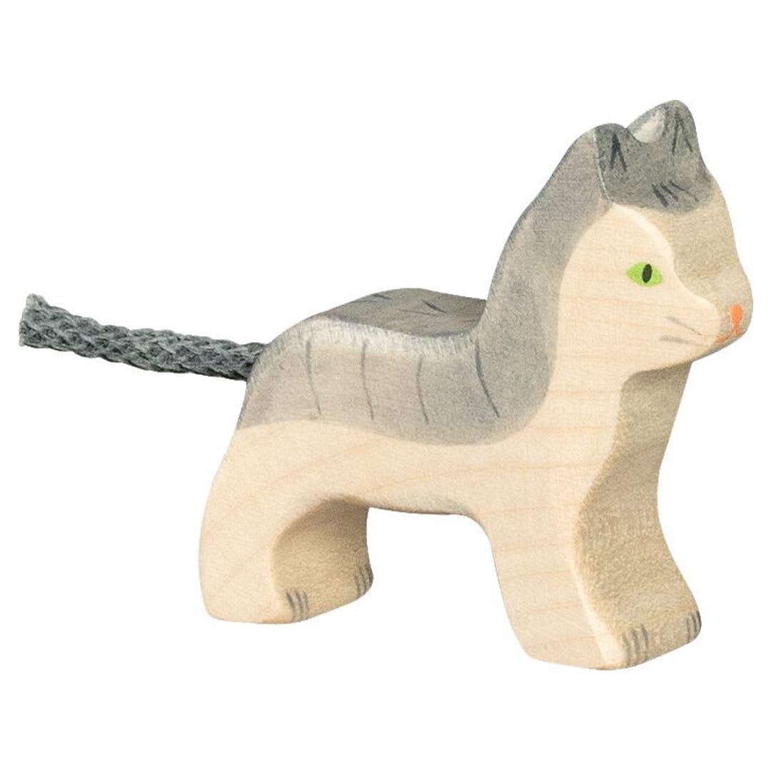 Wooden Gray Cat