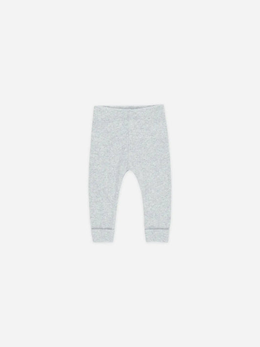 Ribbed Legging || Dusty Blue