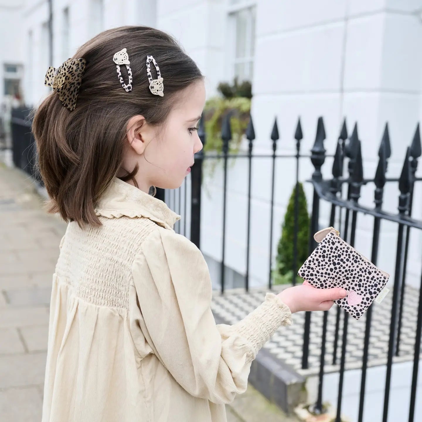 Leopard Love Scalloped Claw Clip