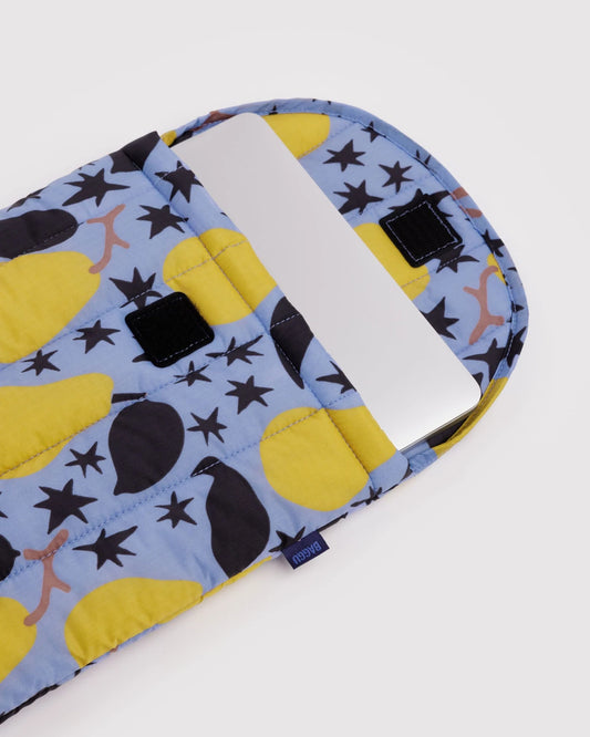 Golden Pears Puffy Laptop Sleeve 13"/14"