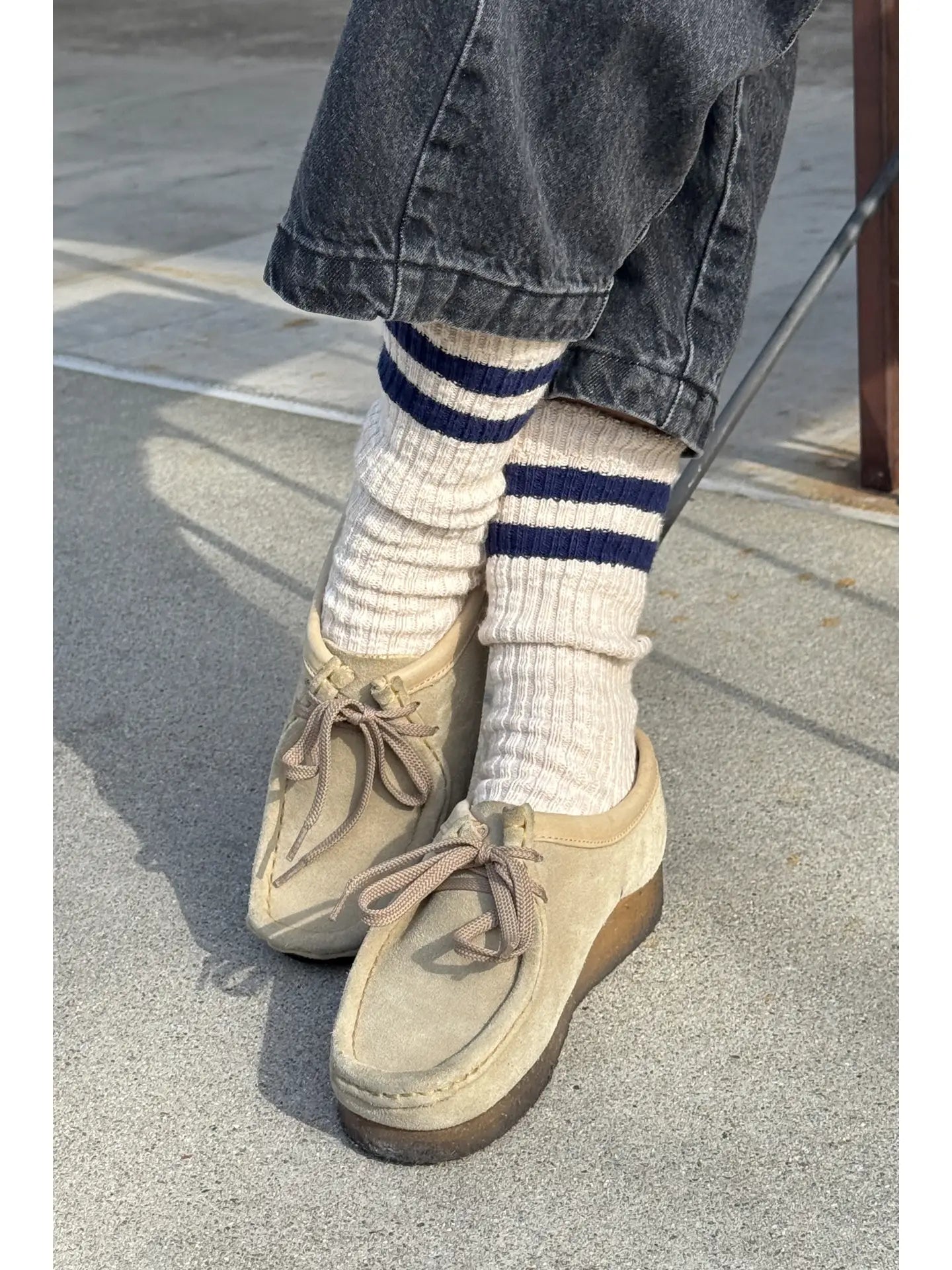 Cottage Varsity Socks (Oatmeal Varsity)