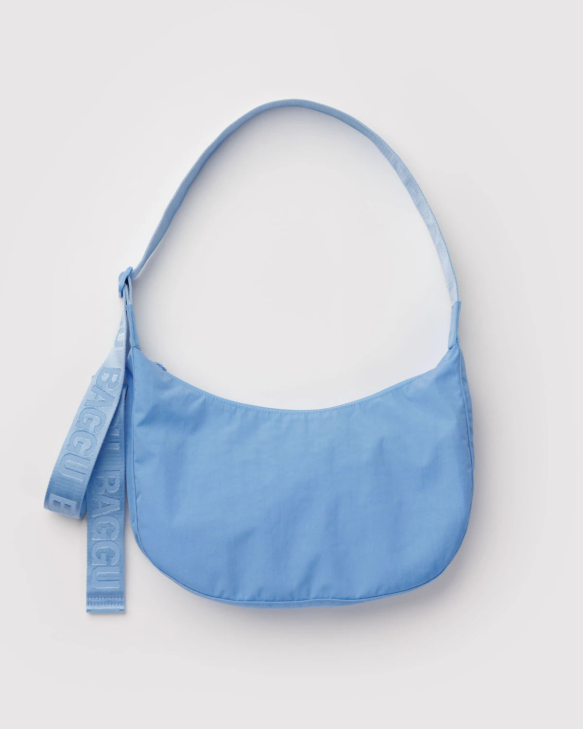Medium Nylon Crescent Bag - Piscine