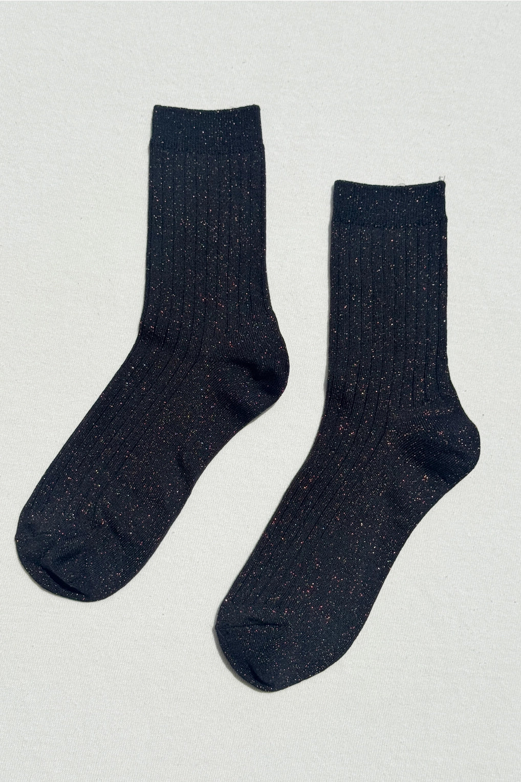 Her Socks - Modal Lurex (Copper Black)