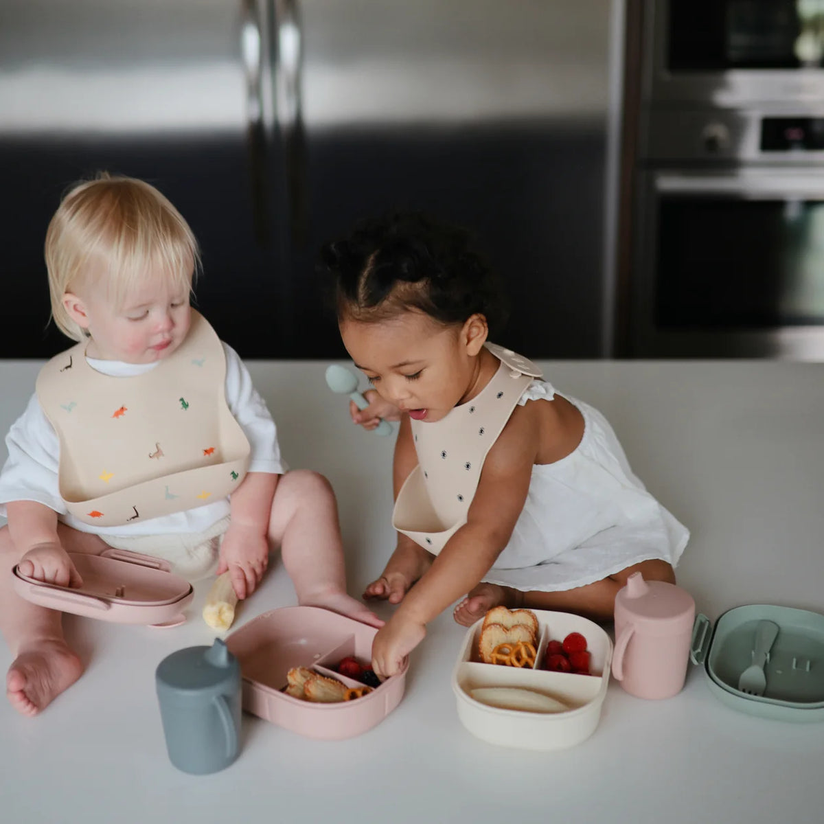 Silicone Baby Bib - Bees