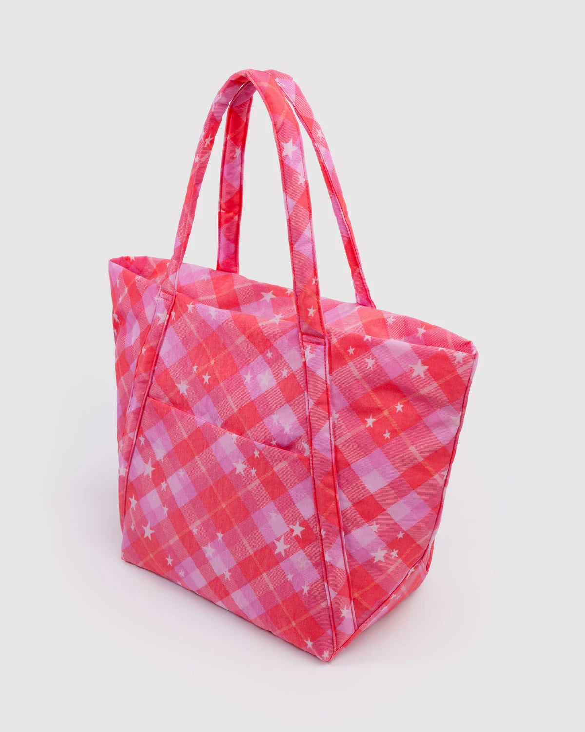 Cloud Bag (Pink Star Plaid)