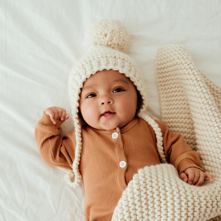 Natural Knit Bonnet