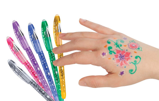 Tattoo Gel Pen Set with Stencils