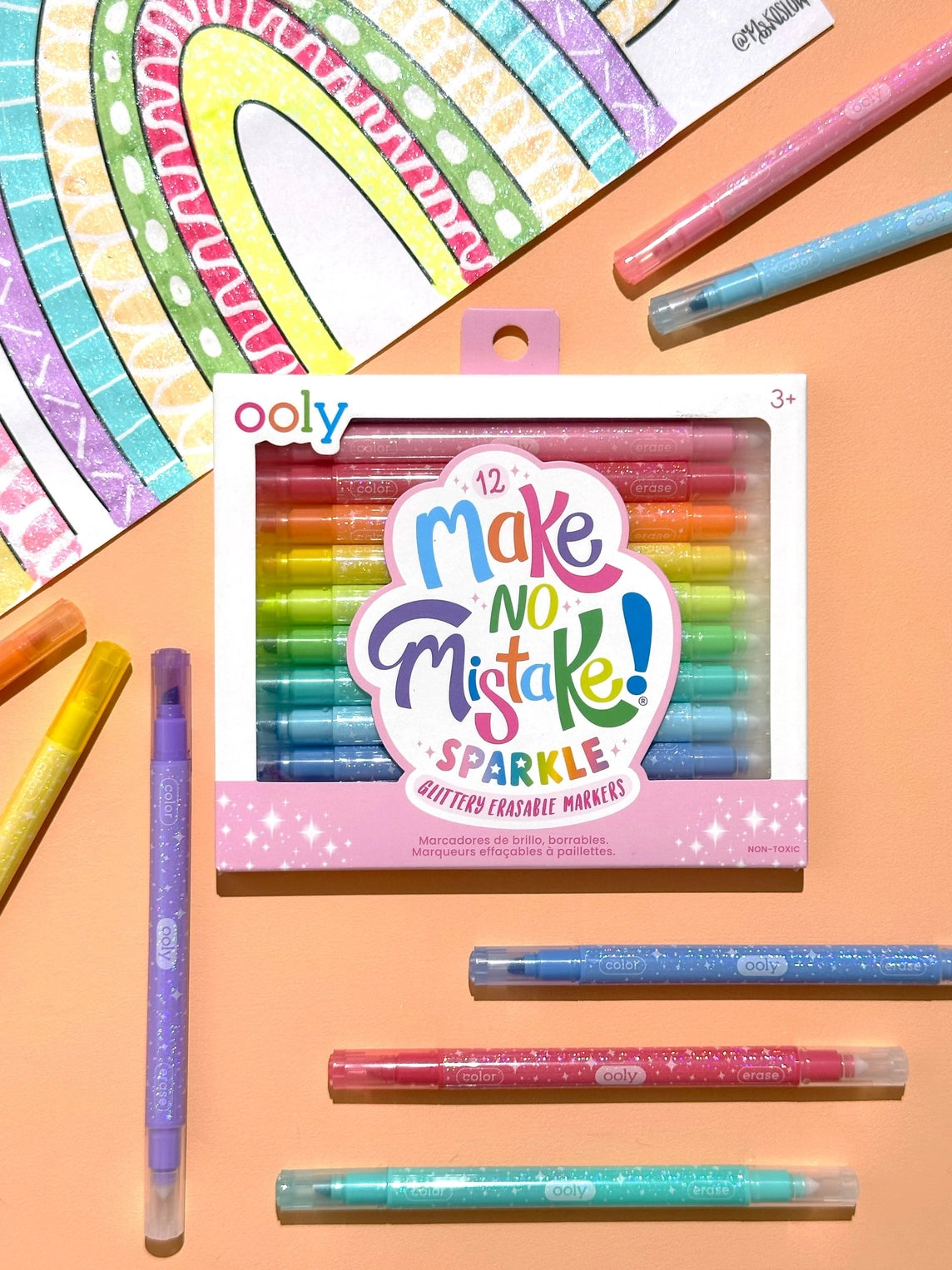 Make No Mistake!: Glittery Erasable Markers (Set of 12)