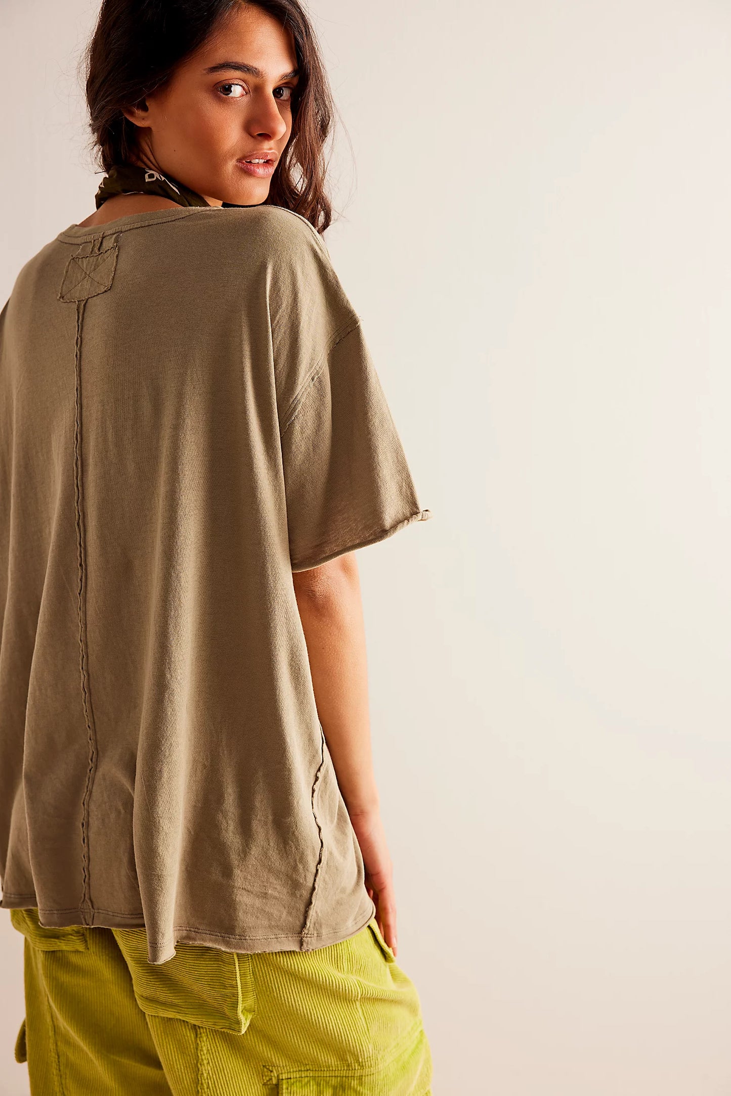 We The Free Nina Tee | Olive Stone