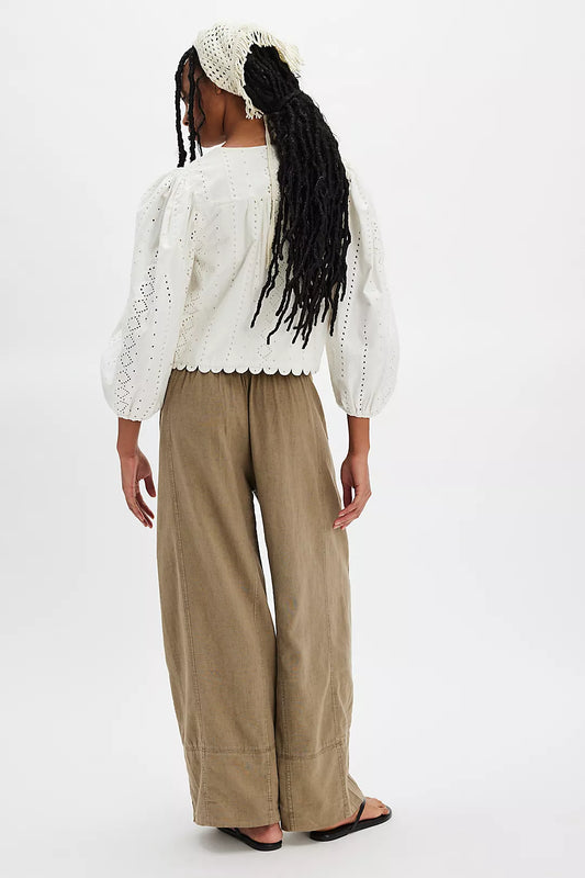 Day's End Linen Pull-On Pants | Caiman