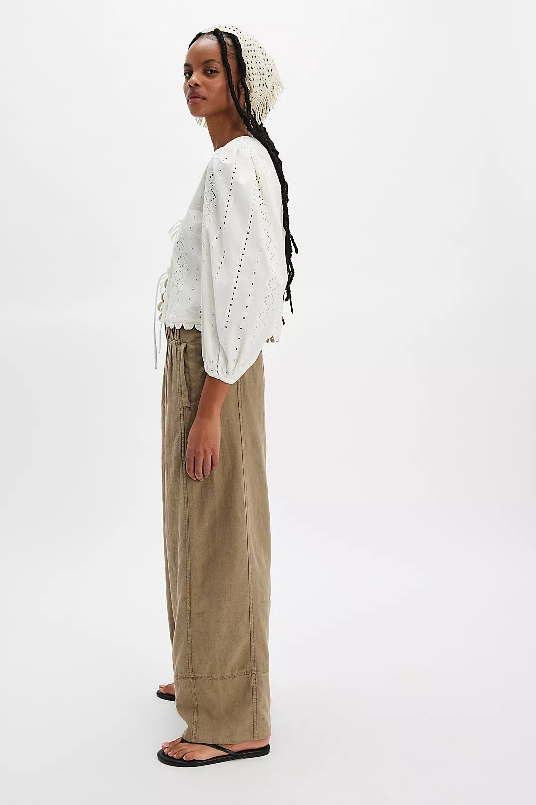 Day's End Linen Pull-On Pants | Caiman