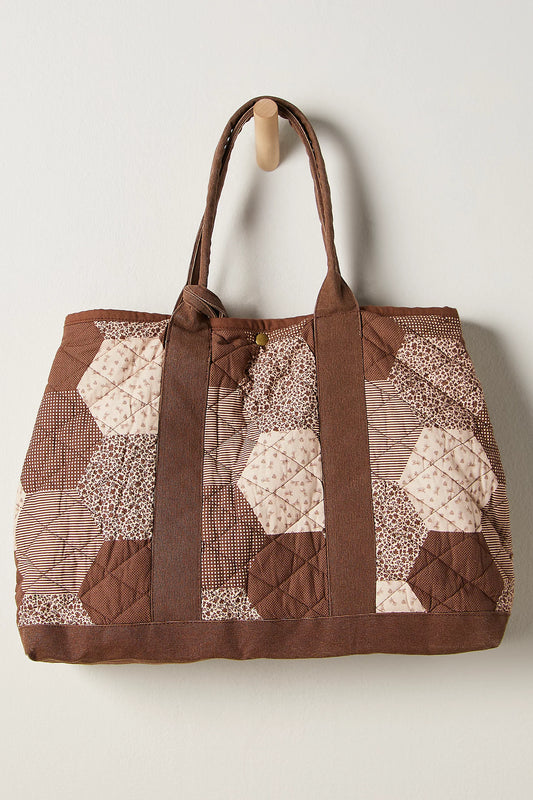 Free People Pippa Patchwork Tote