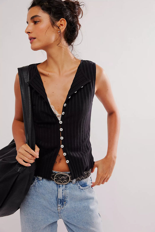 Tilly Vest (Black)