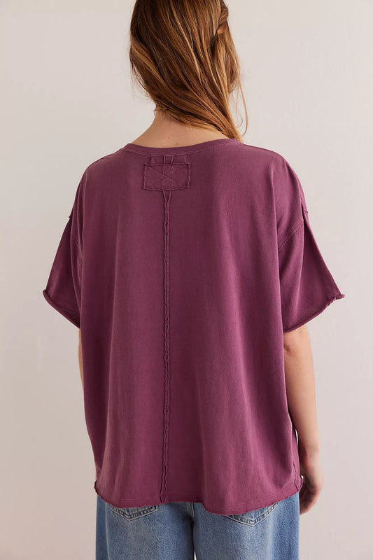 We The Free Nina Tee | Maroon