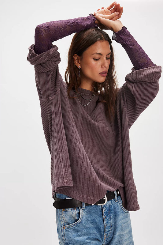 We The Free Dawson Pocket Thermal (Chocolate Grape)