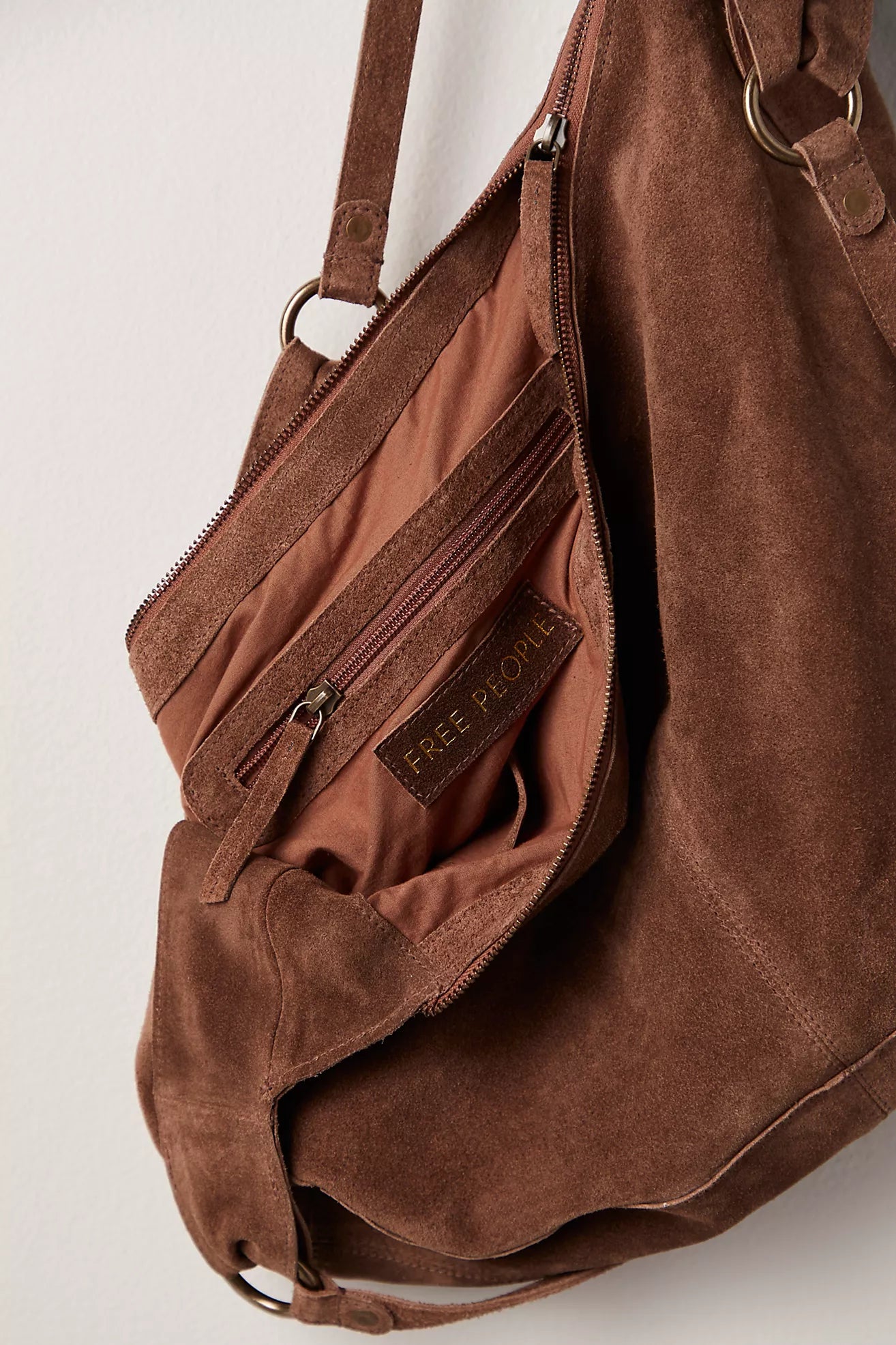 Roma Suede Tote Bag (Coconut Shell)