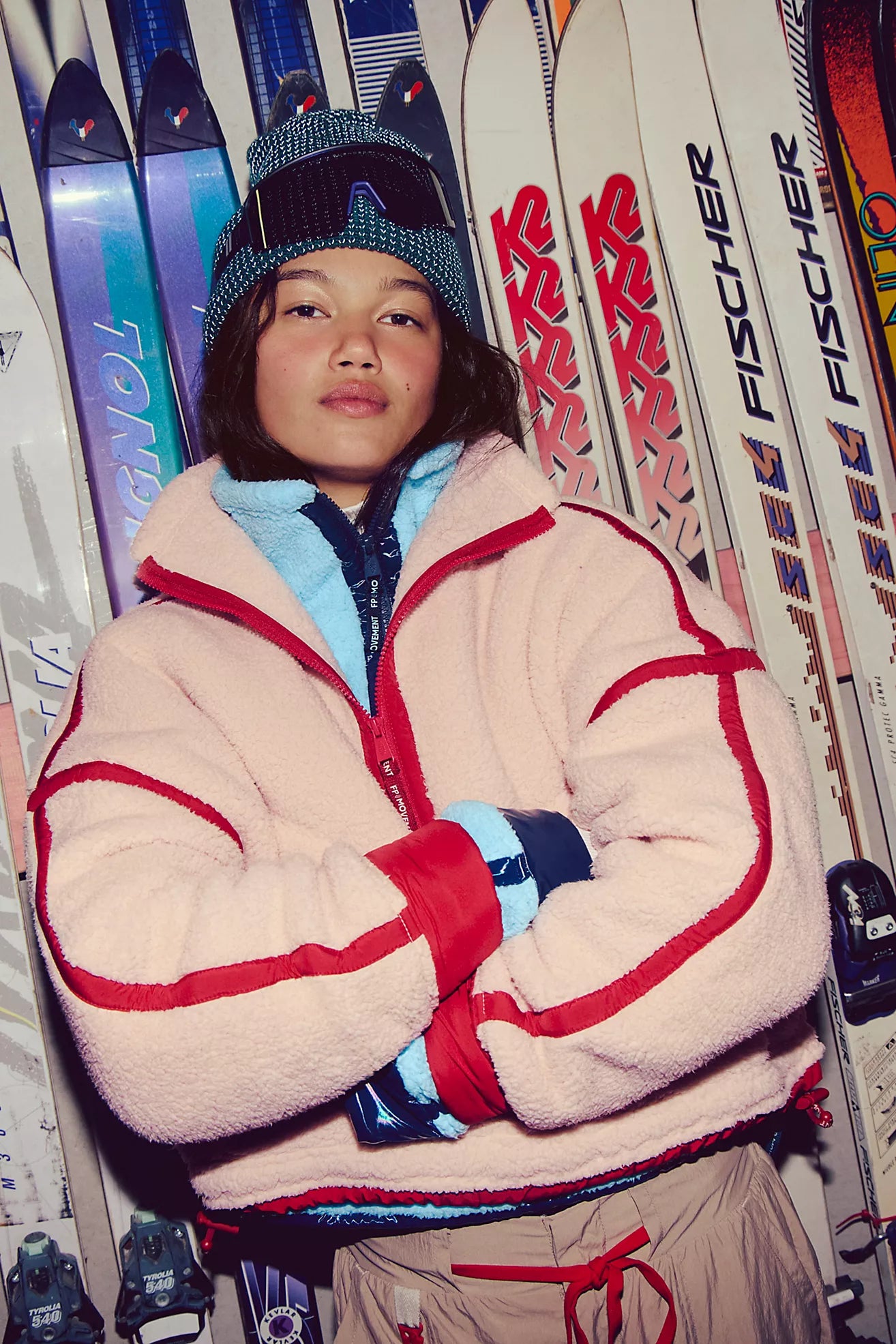 Mountain High Half Zip Fleece (Ballet Slipper Combo)