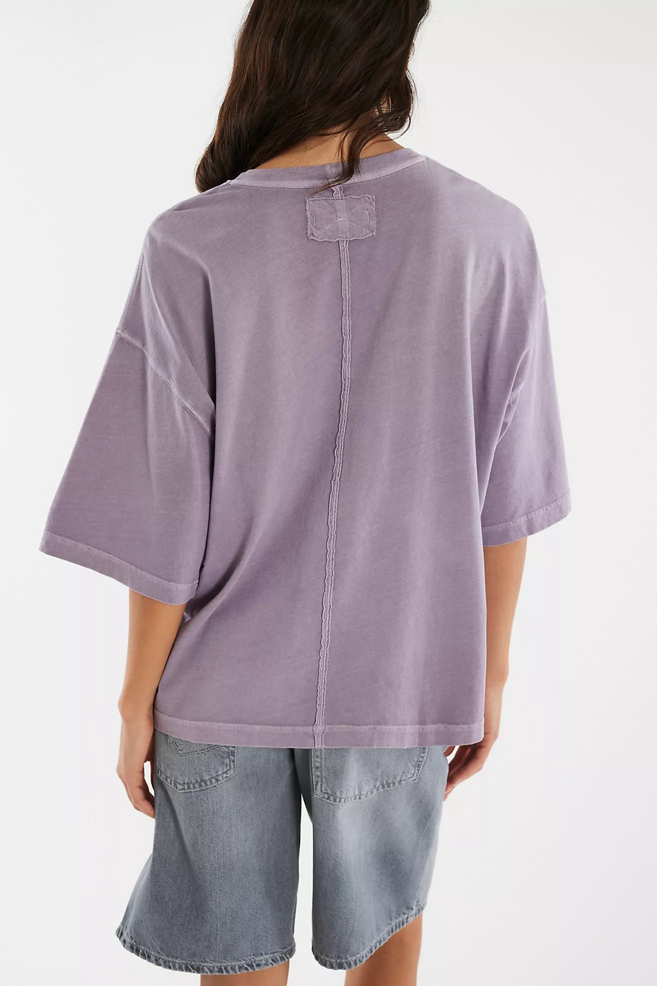 We The Free Perfect Oversized Tee (Plum Ash)