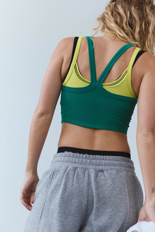 All Clear Solid Cami (Green Glow)