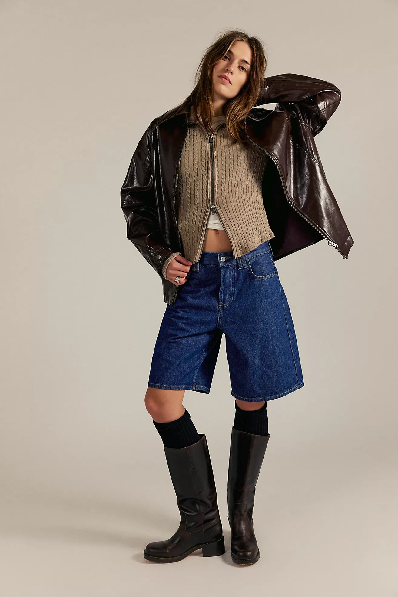 We The Free Brunch Girl Zip-Up (Dusted Cocoa)