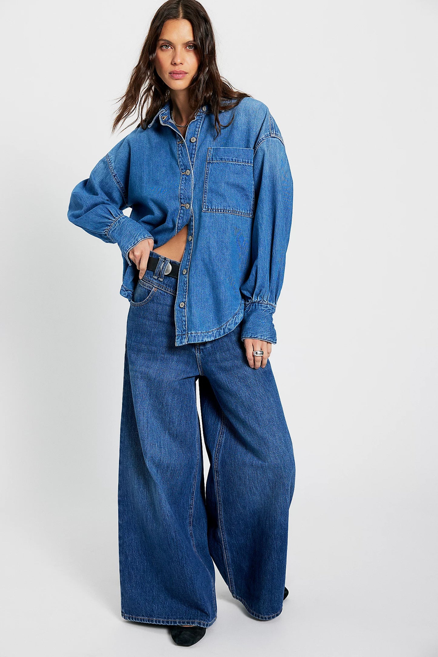 We The Free Ashley Denim Shirt