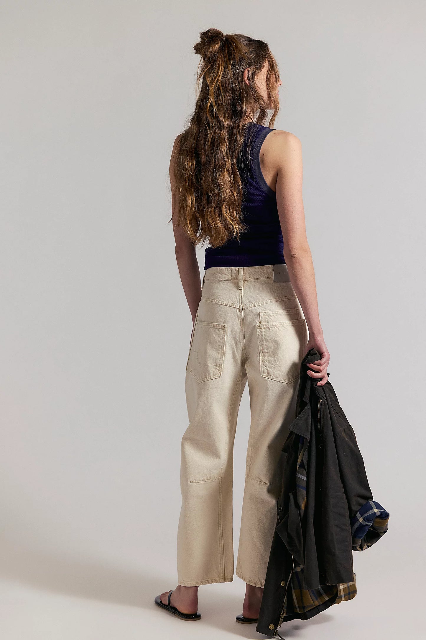 We The Free Minimalist Moxie Barrel Jeans - Dusty Roads