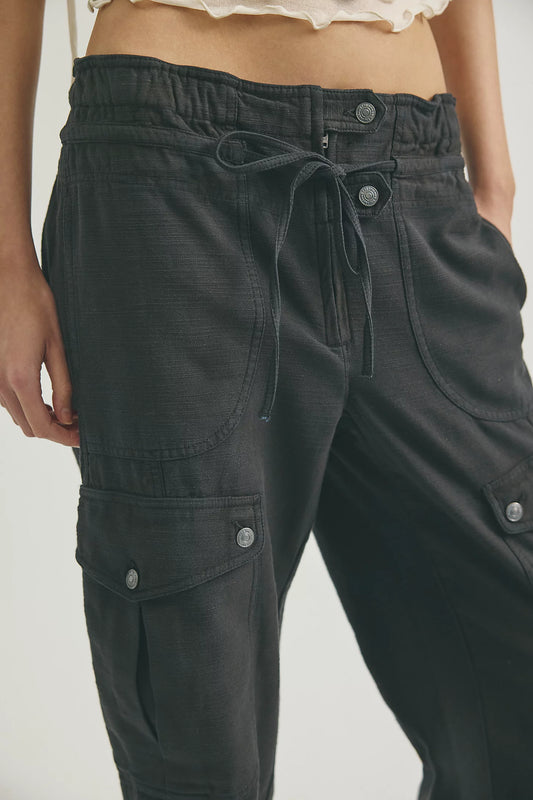 We The Free Park Ave Pull-On Cargo Pants - Black