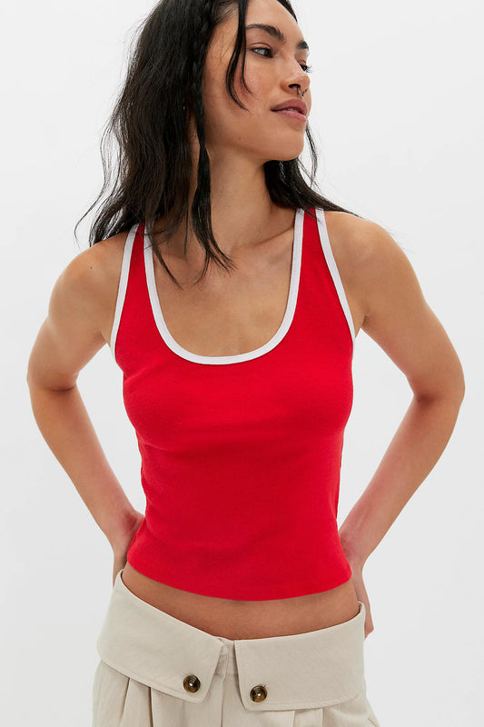 We The Free Moxie Tank - High Risk Red Combo