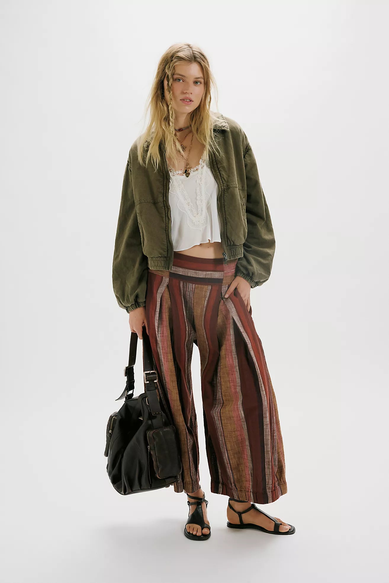 FP One Birdie Washed Jacket - Olive Green