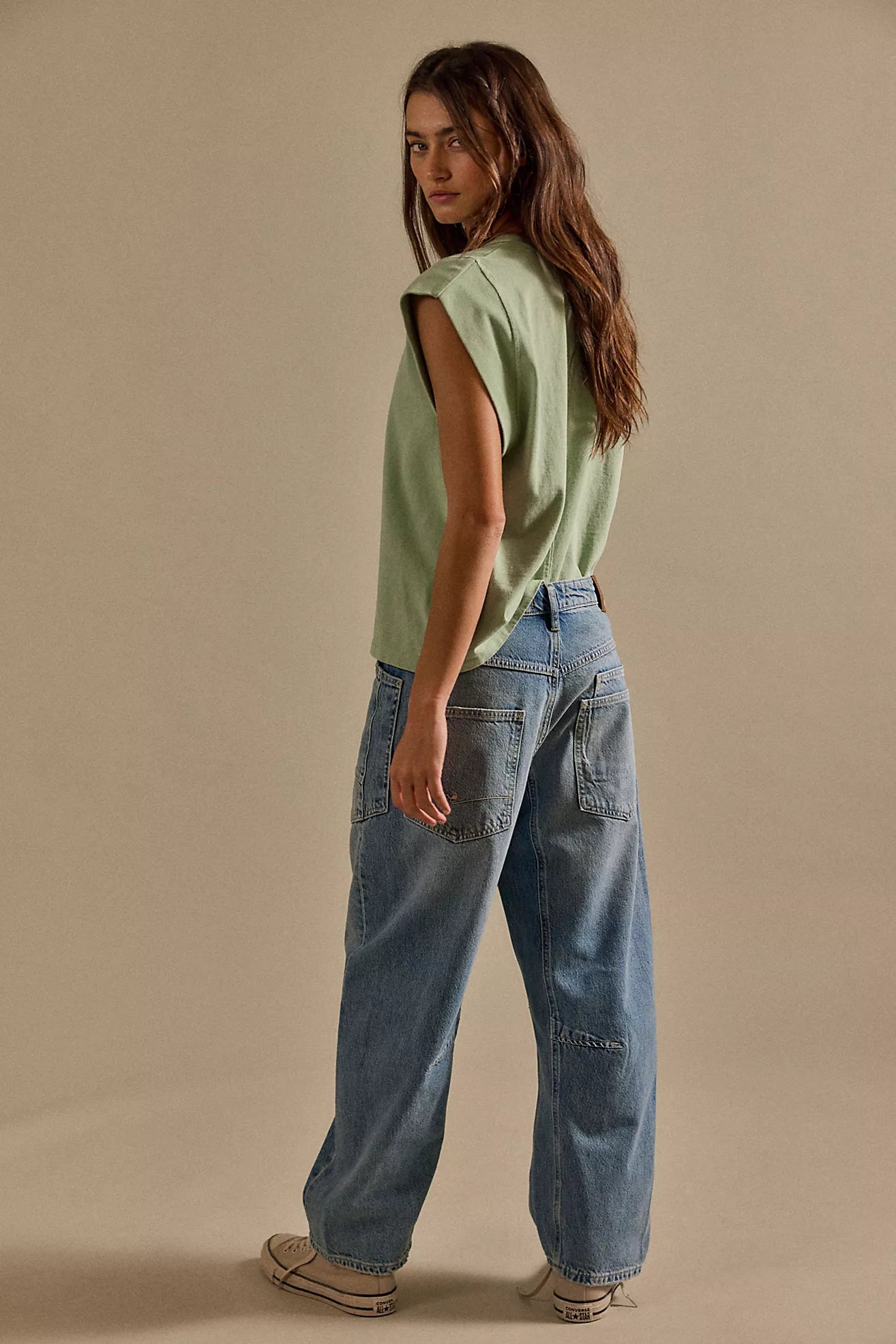 We The Free Minimalist Moxie Barrel Jeans - Country Fair