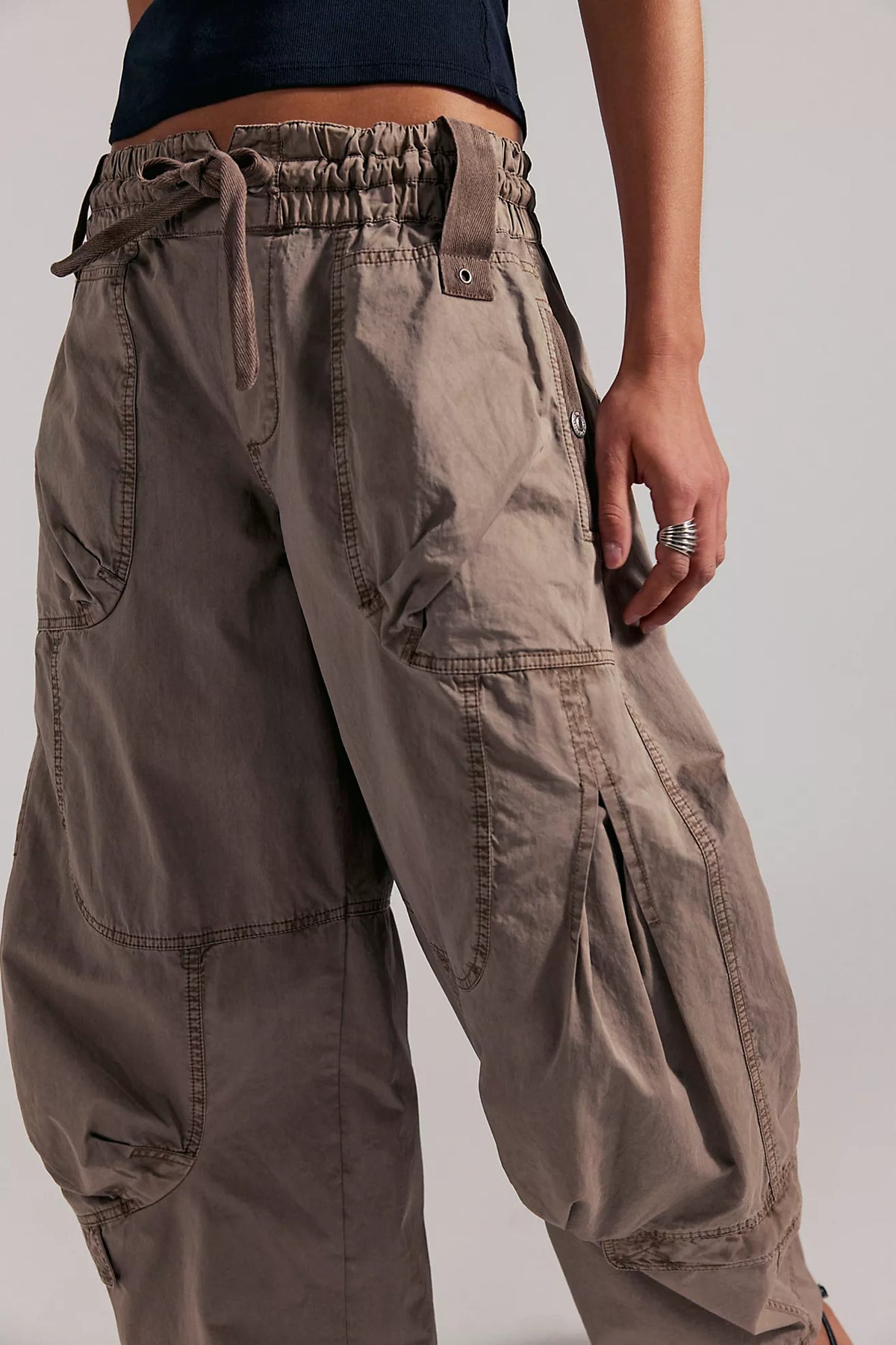 Dusted Cocoa We The Free Onset Pull-On Cargo Pants
