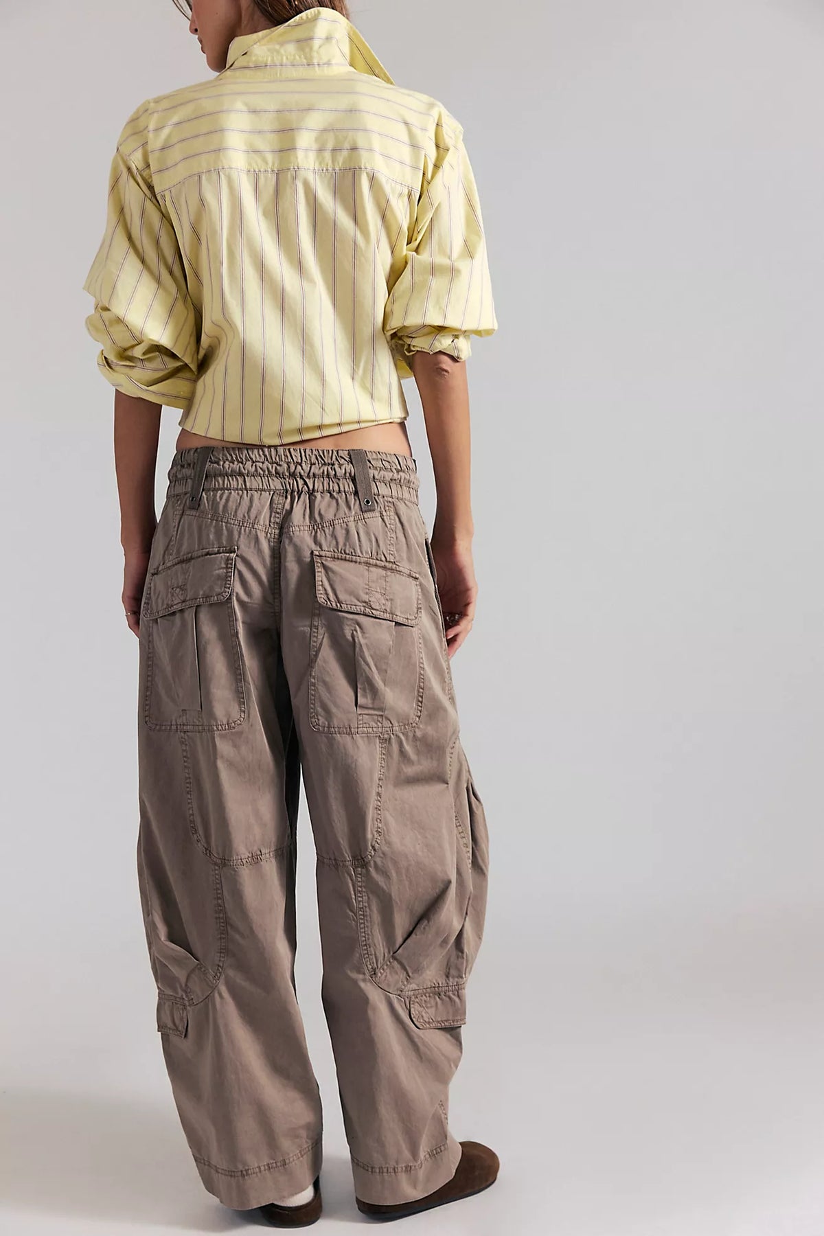 Dusted Cocoa We The Free Onset Pull-On Cargo Pants
