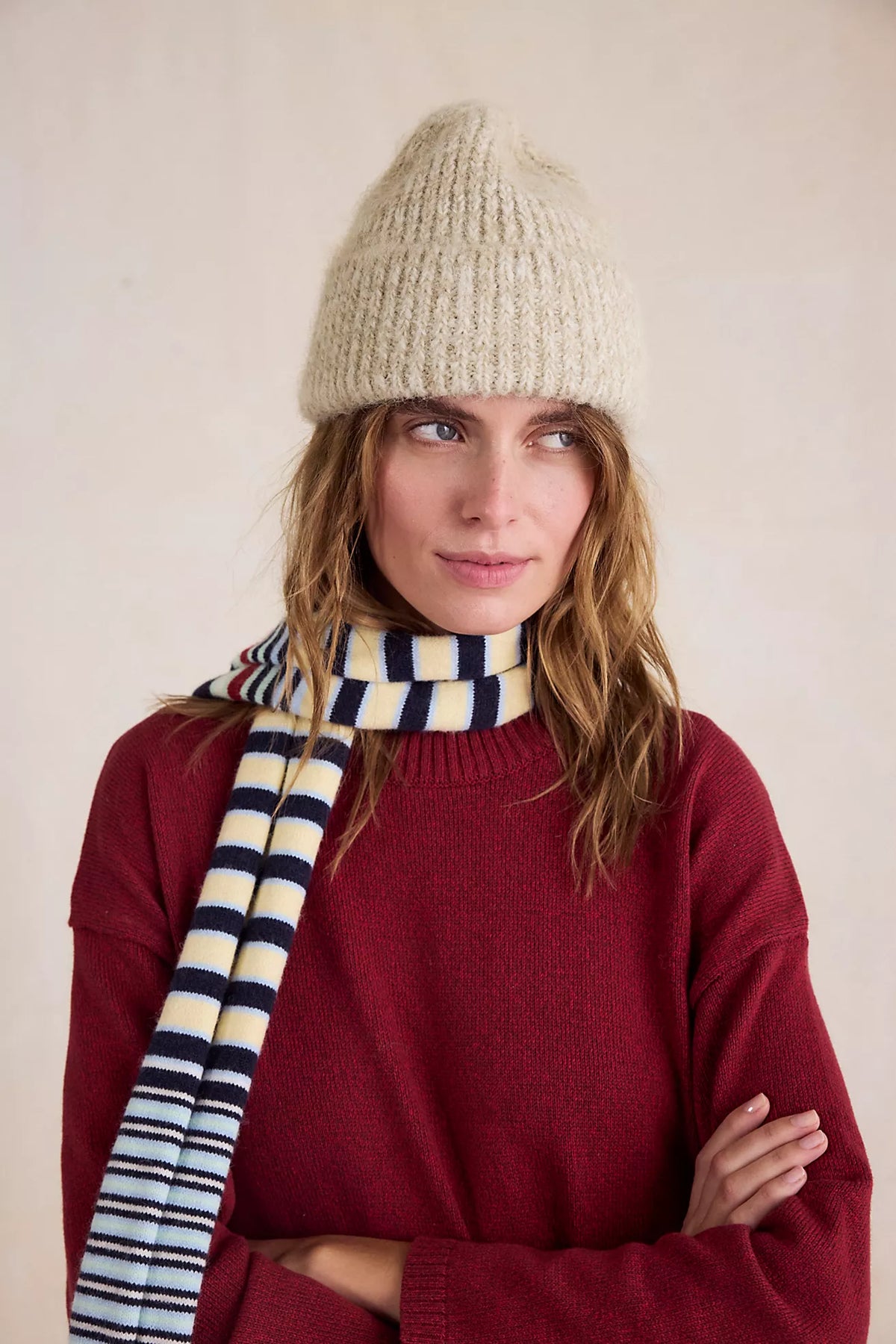 Ivory Frostline Beanie