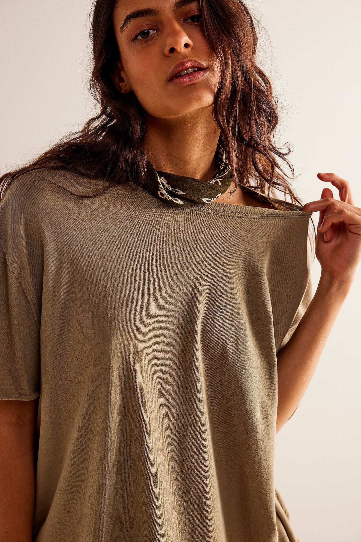 We The Free Nina Tee | Olive Stone