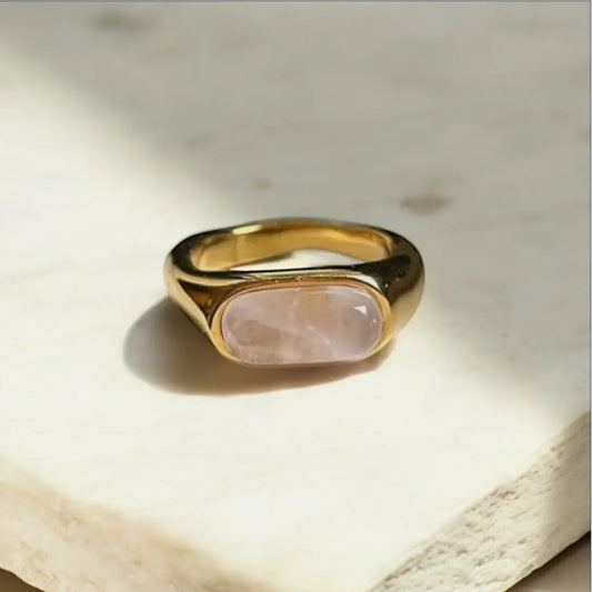 Amara Rose Quartz Ring