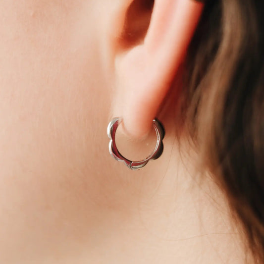 Colia Sterling Silver Hoops