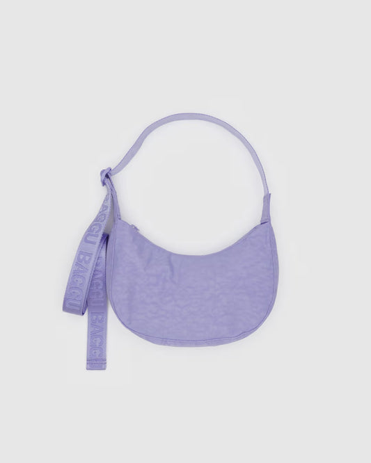 Small Nylon Crescent Bag (Wisteria)