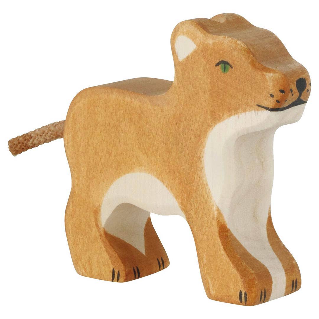 Wooden Lion, cub