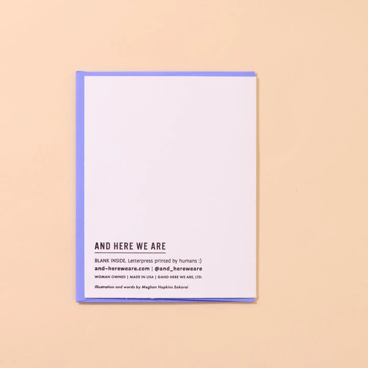 Oh Baby Baby Stork Letterpress Babycard Love Card- Made in USA