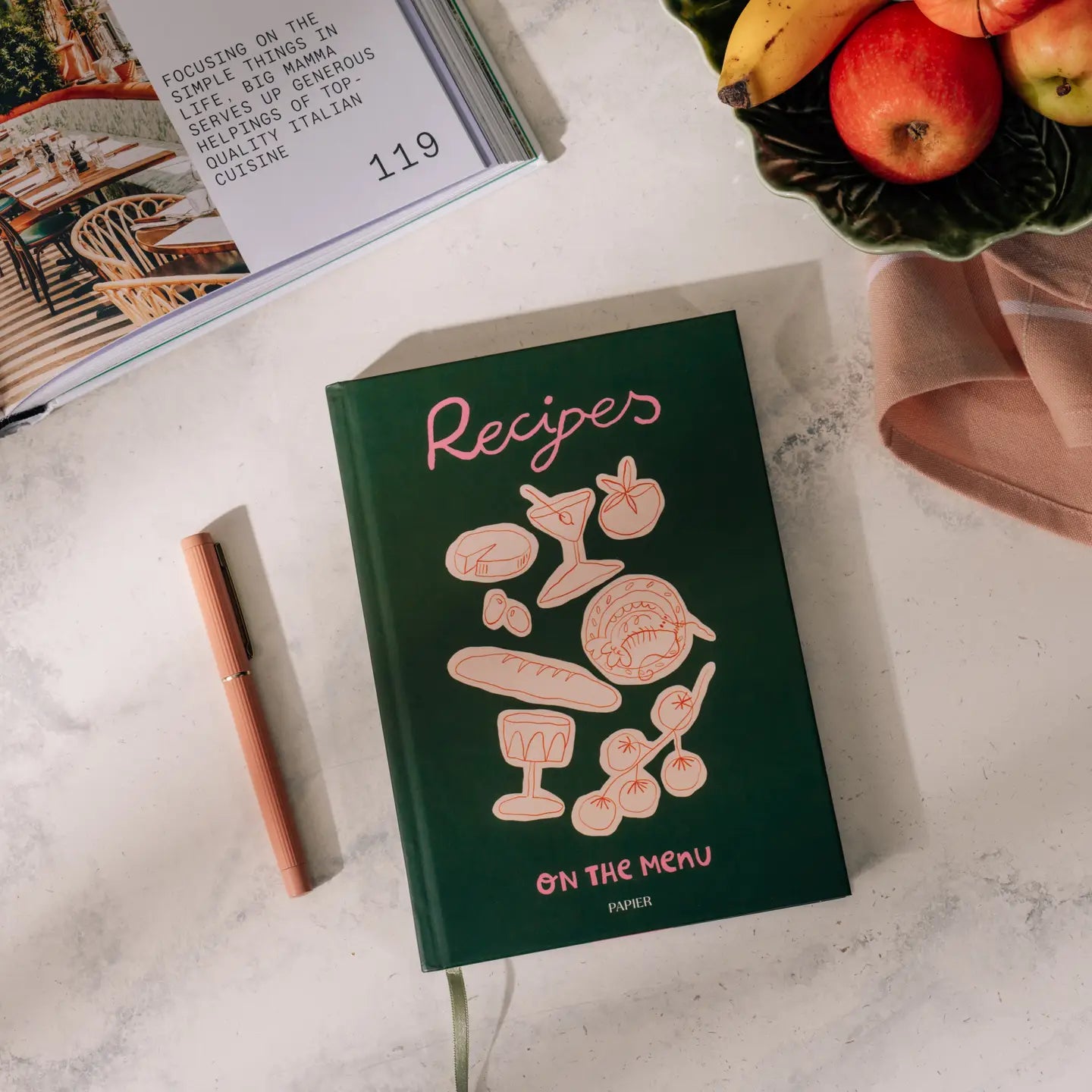 Hardcover Guided Recipe Journal