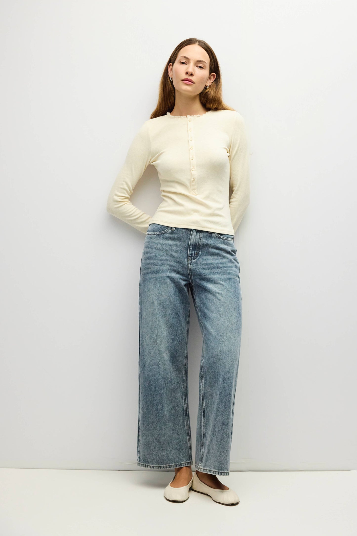 Cream Priscilla Top